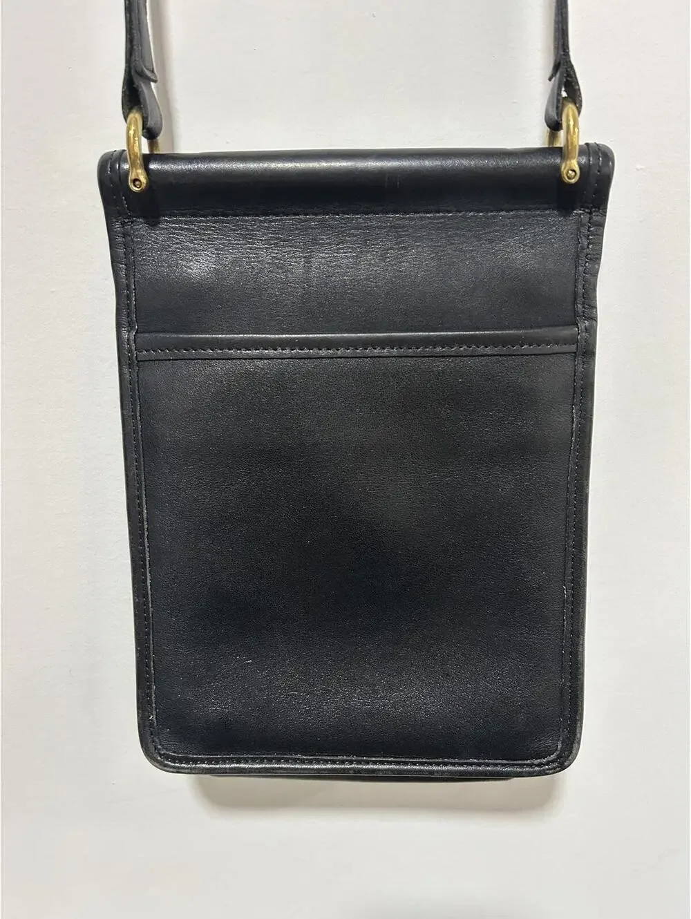 Vintage Coach Murphy Black Leather Bag 9930 - Picture 2 of 4